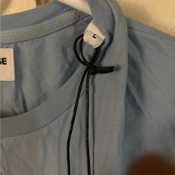 Converse Sky Blue Logo T-Shirt. Made in Italy - Picture 4 of 8